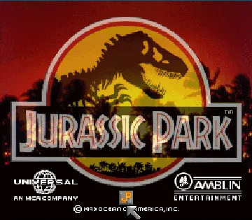 Jurassic Park (France) screen shot title